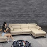  Sofa Da Malaysia DG855 – Sang Trọng Và Hiện Đại Với Thiết Kế Góc L 