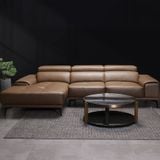  Sofa Da Malaysia DG711 - Thiết Kế Sang Trọng Với Chất Liệu Da Bò Tiếp Xúc 