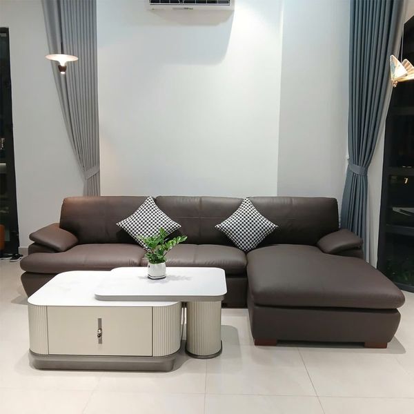 Sofa da phòng khách nhỏ Harry
