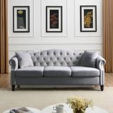  Sofa Da Tân Cổ Điển Chesterfield 