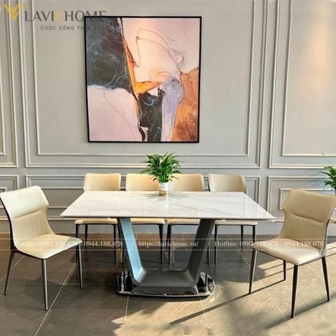  Bộ Bàn Ăn Mặt Đá Axe Ghế Willow Cho Không Gian Hiện Đại 