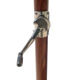  Dù Đỉnh Nhọn Nhôm 8 Kèo Sơn Vân Gỗ LHOD09 – Đẳng Cấp Sang Trọng, Bền Bỉ Ngoài Trời 