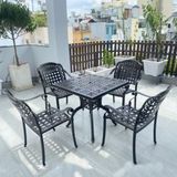  Bàn Nhôm Đúc Vuông Ngoài Trời HPBN49 