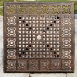  Bàn Nhôm Đúc Vuông Ngoài Trời HPBN49 