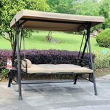  Xích Đu 3 Chỗ Thép Sơn Tĩnh Điện DPXD04 