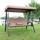  Xích Đu 3 Chỗ Thép Sơn Tĩnh Điện DPXD04 