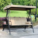  Xích Đu 3 Chỗ Thép Sơn Tĩnh Điện DPXD04 