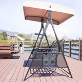  Xích Đu 3 Chỗ Thép Sơn Tĩnh Điện DPXD04 