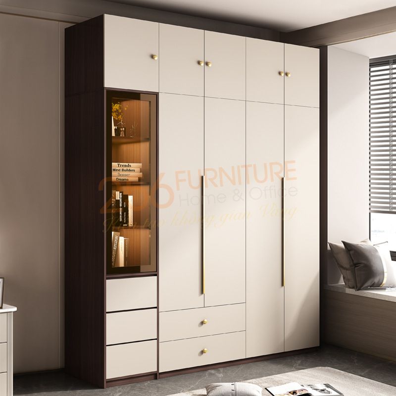  Tủ Quần Áo TQA018-CM 
