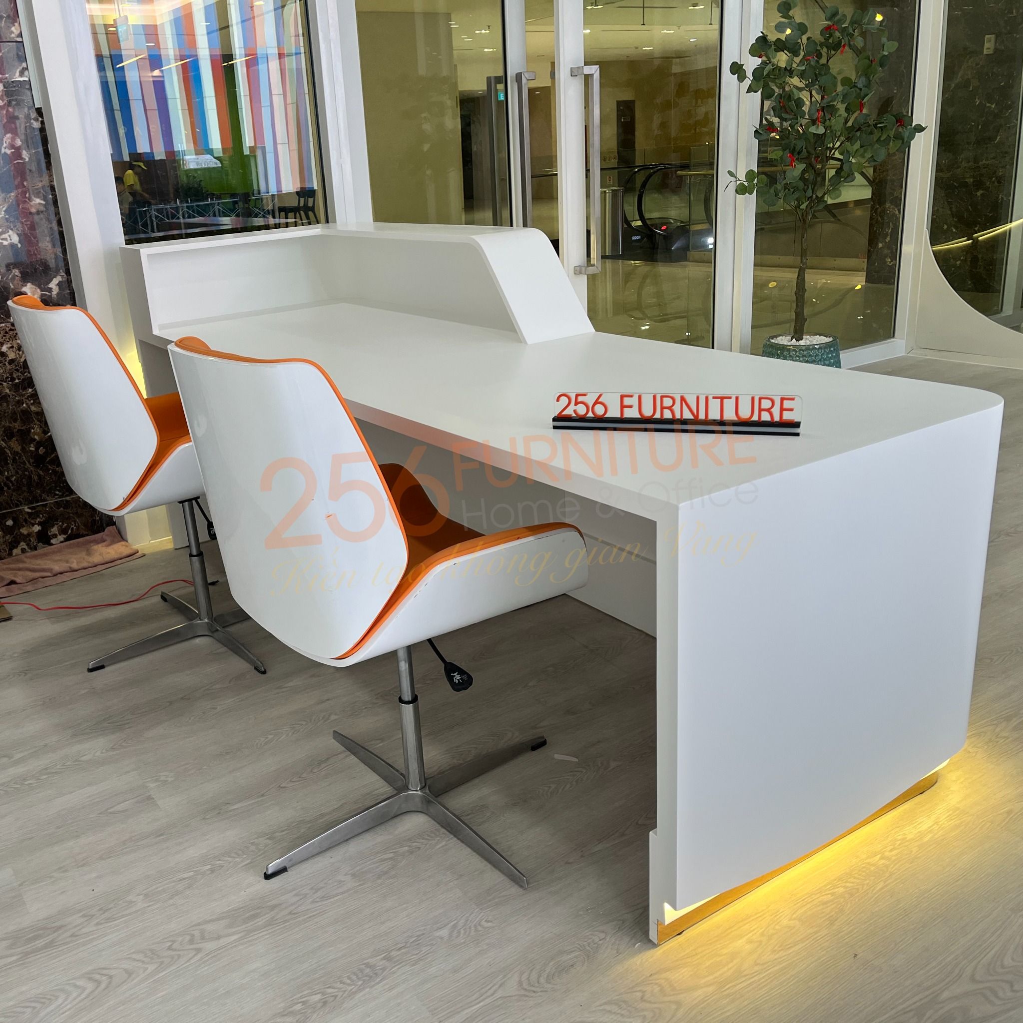  Quầy Lễ Tân QLT35-T 