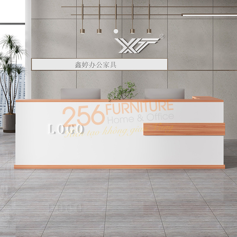  Quầy Lễ Tân QLT001-L 
