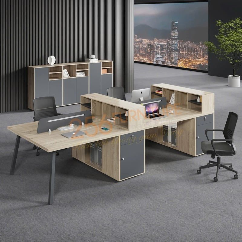  Cụm Bàn Làm Việc C4-B2412-H78 