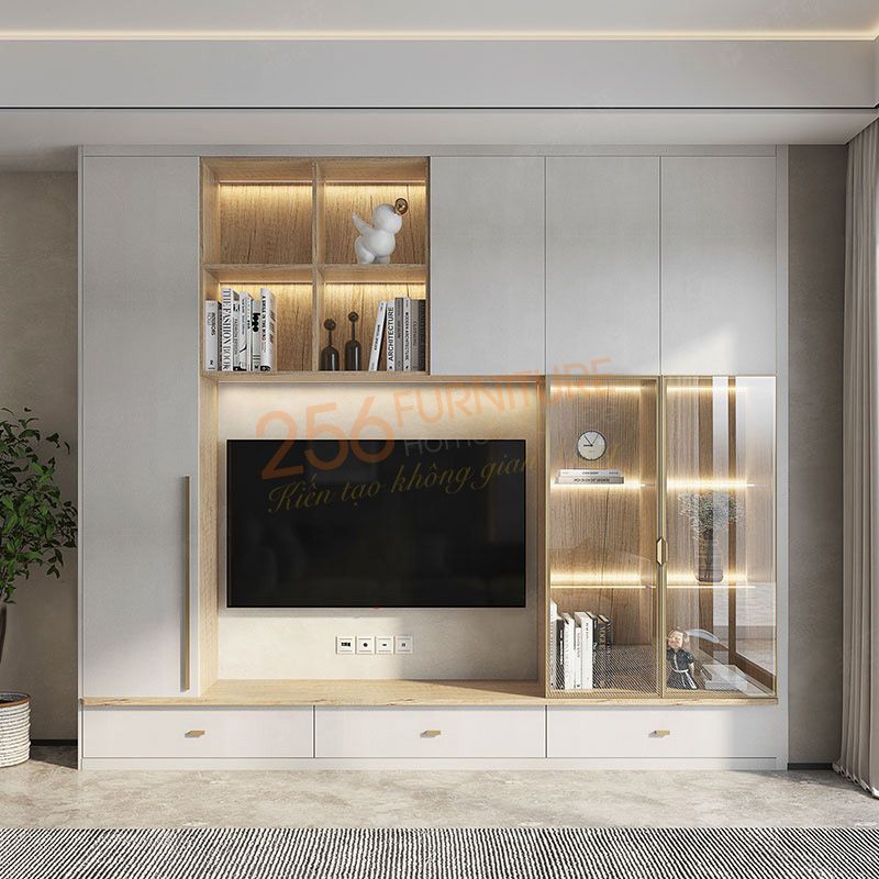  Kệ Vách Tivi KV16 