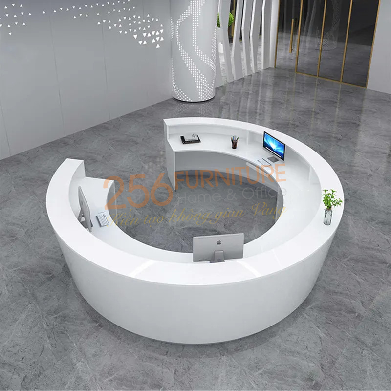  Quầy Lễ Tân QLT003-U 