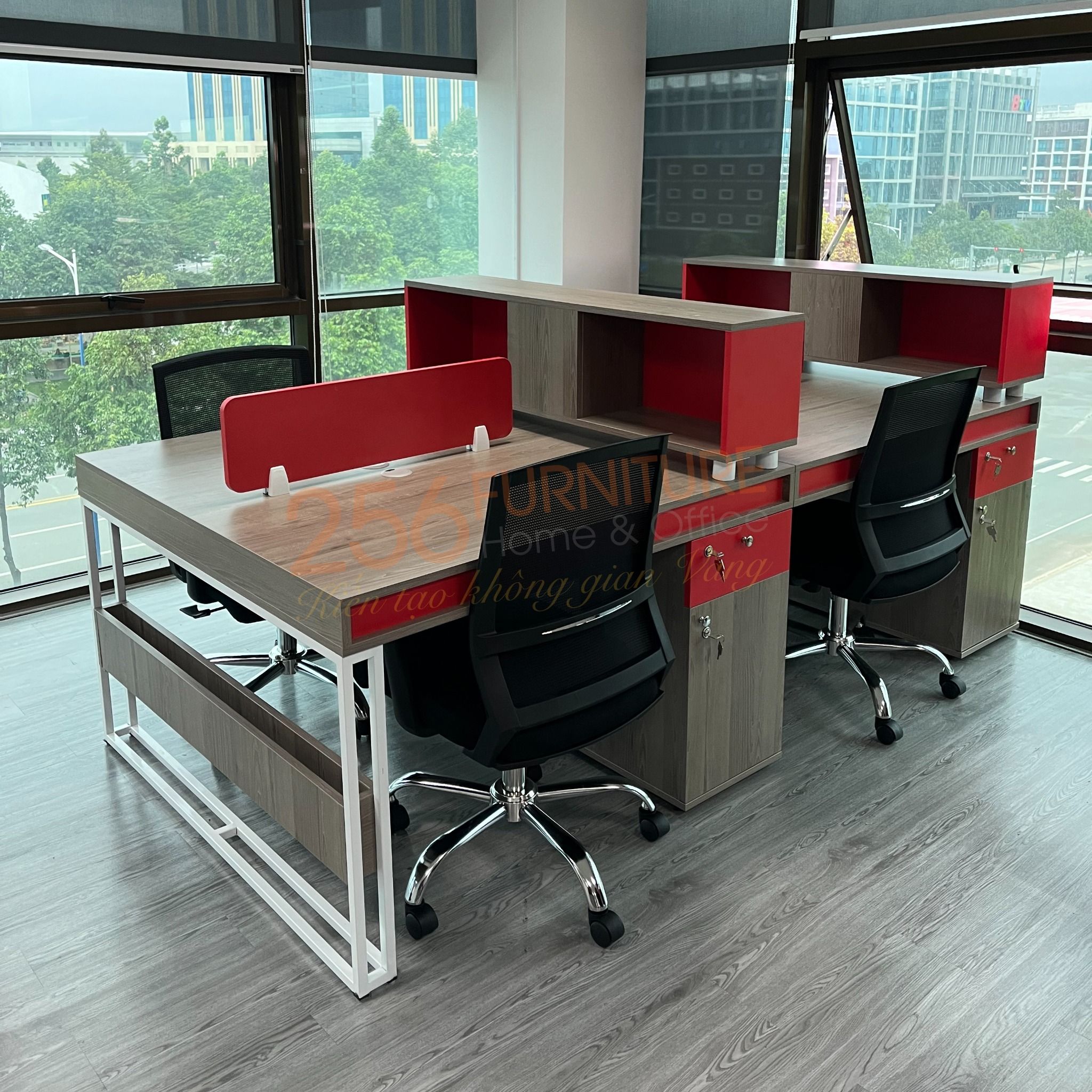  Cụm Bàn Làm Việc C4-B2412-H39 