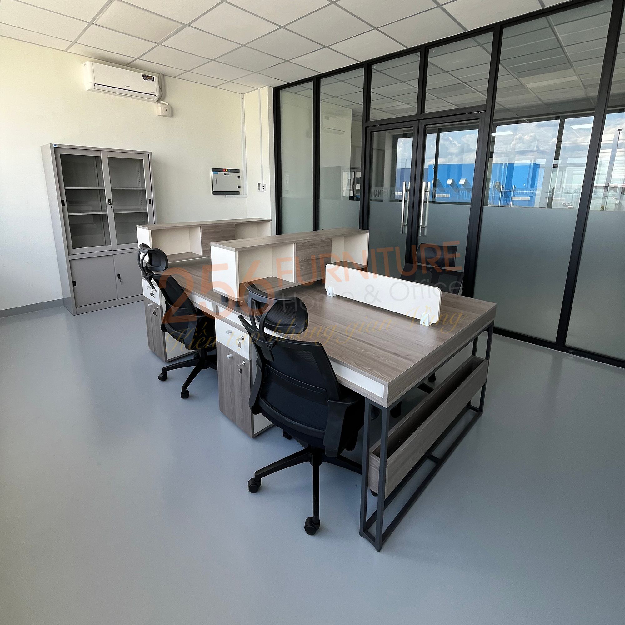  Cụm Bàn Làm Việc C4-B2412-H39 