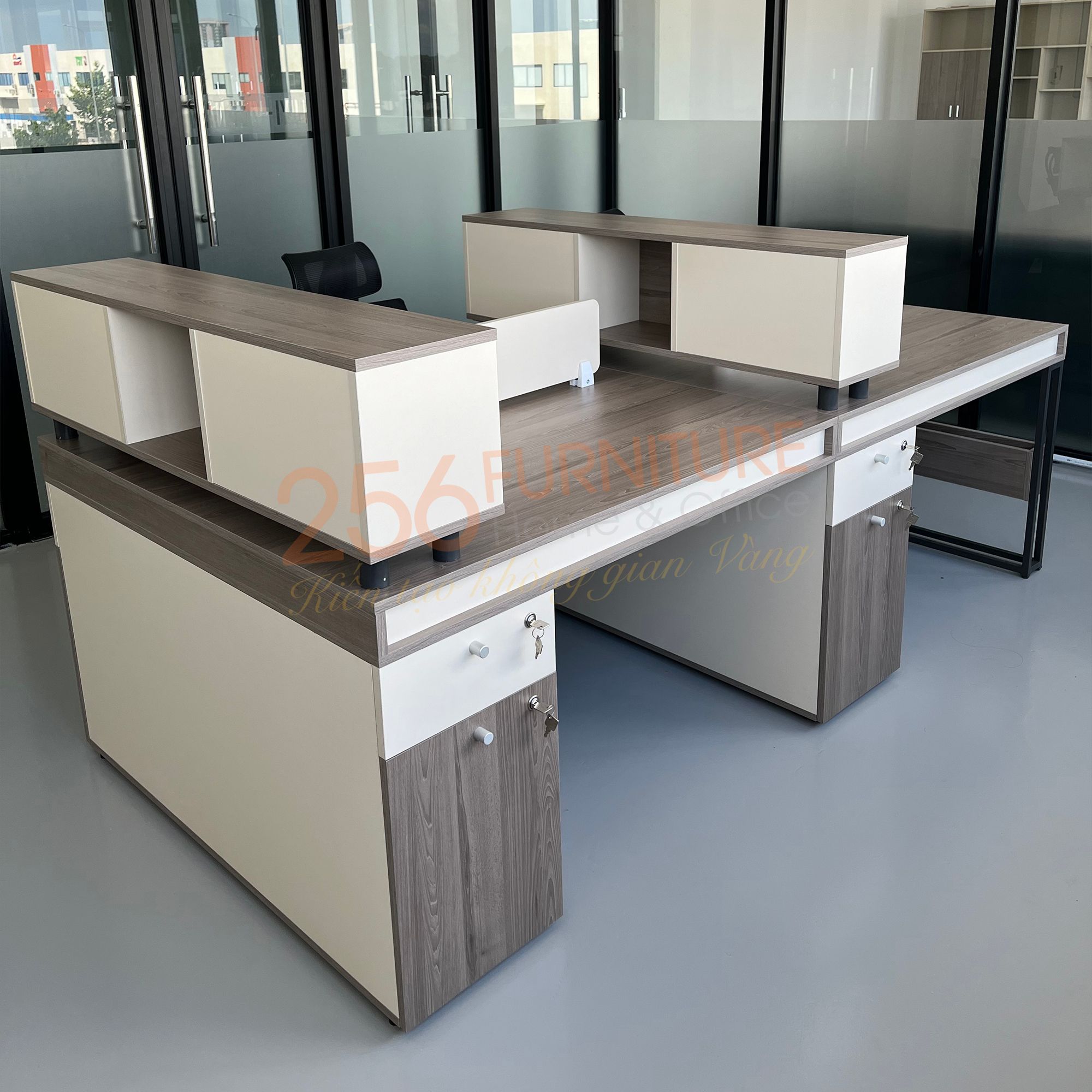  Cụm Bàn Làm Việc C4-B2412-H39 