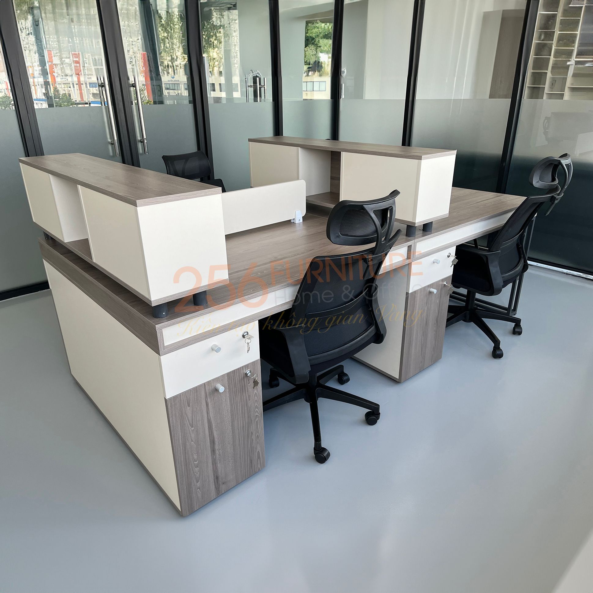  Cụm Bàn Làm Việc C4-B2412-H39 