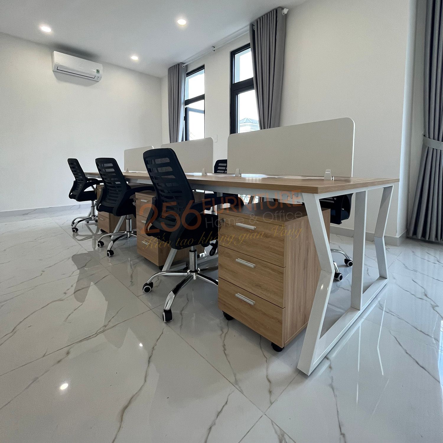  Cụm Bàn Làm Việc C4-B2412-H60 