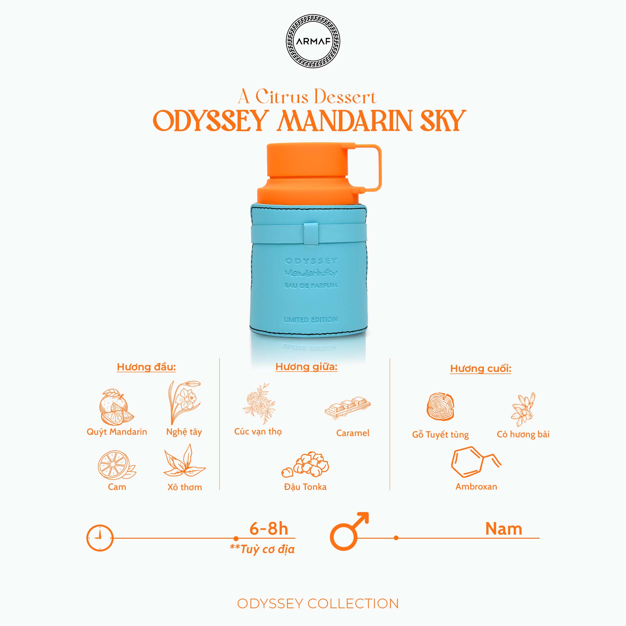 Nước Hoa Armaf ODYSSEY MANDARIN SKY MAN 100ml