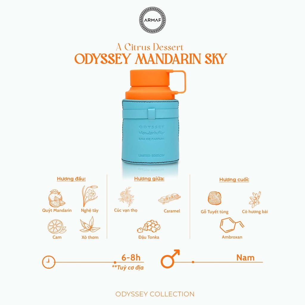 Nước Hoa Armaf ODYSSEY MANDARIN SKY MAN 100ml
