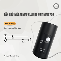 Lăn Khử Mùi Armaf Club de Nuit Man 75g