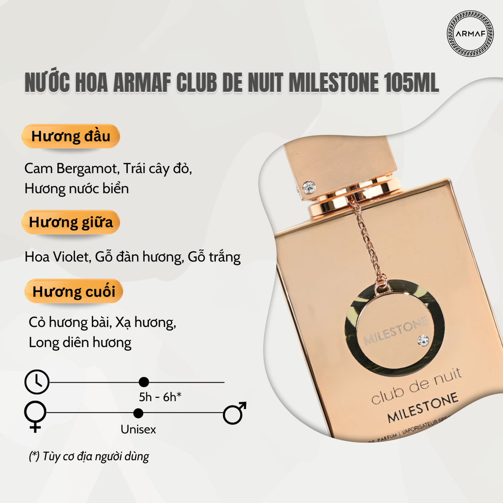 Nước hoa Armaf Club de Nuit Milestone - 105ml