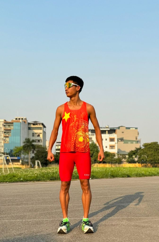 Áo Cờ Đỏ họa tiết Trống Đồng