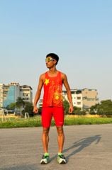 Áo Cờ Đỏ họa tiết Trống Đồng