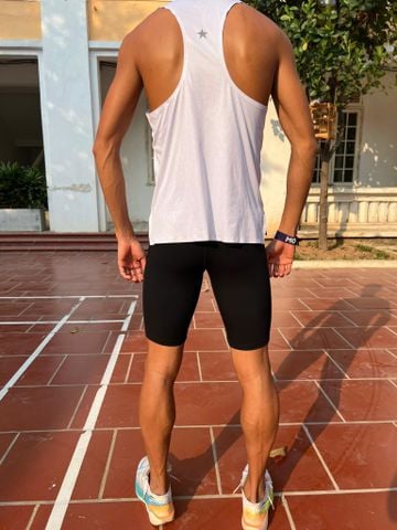 Quần bó cơ E* BLACK (Vải trơn)