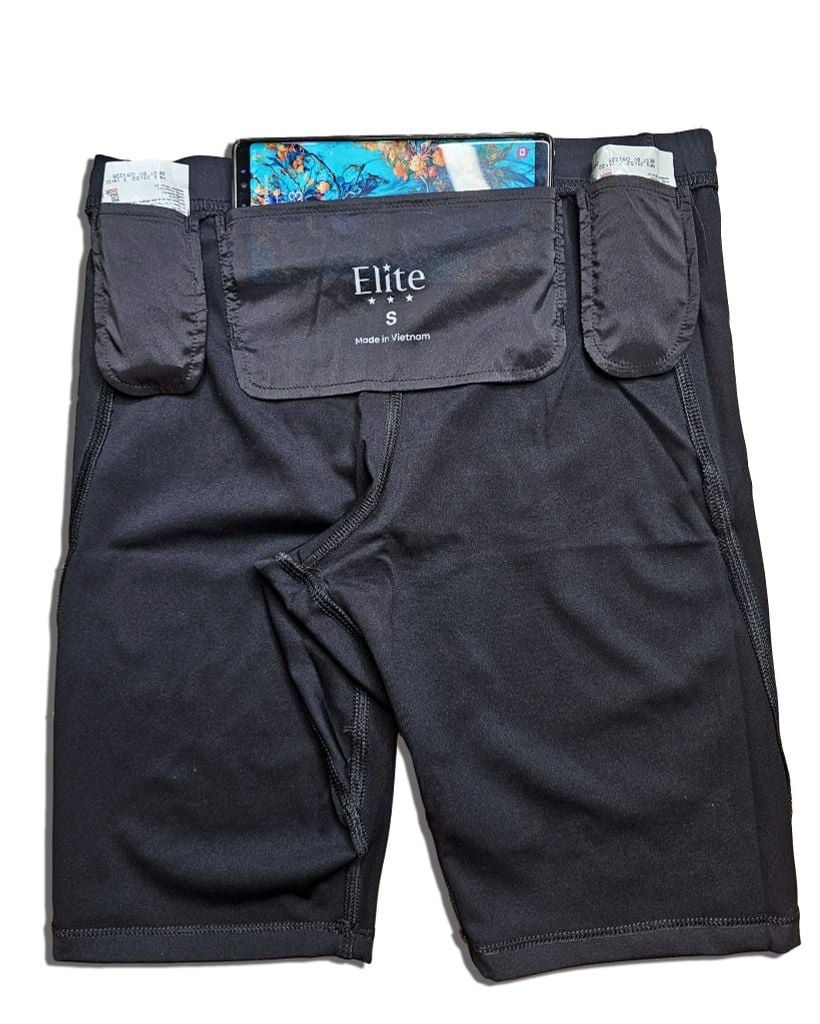 Quần bó cơ E* BLACK (Vải trơn)