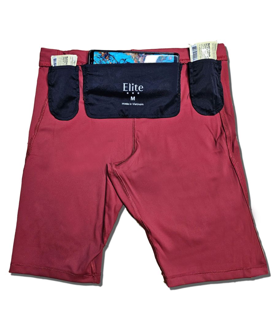 Quần bó cơ E* RED ( Vải trơn)