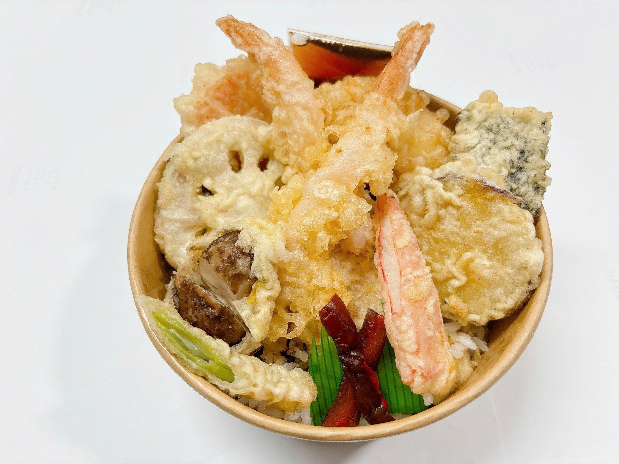  07月03日（木） : 七夕☆彡  甘ダレ『 海老天丼 』野菜天ミックス (エクレア付) 