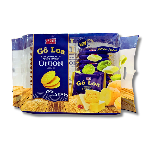  Bánh Quy Khoai Tây Potato Cracker Goloa Vị Hành Gói 150g và 285g 
