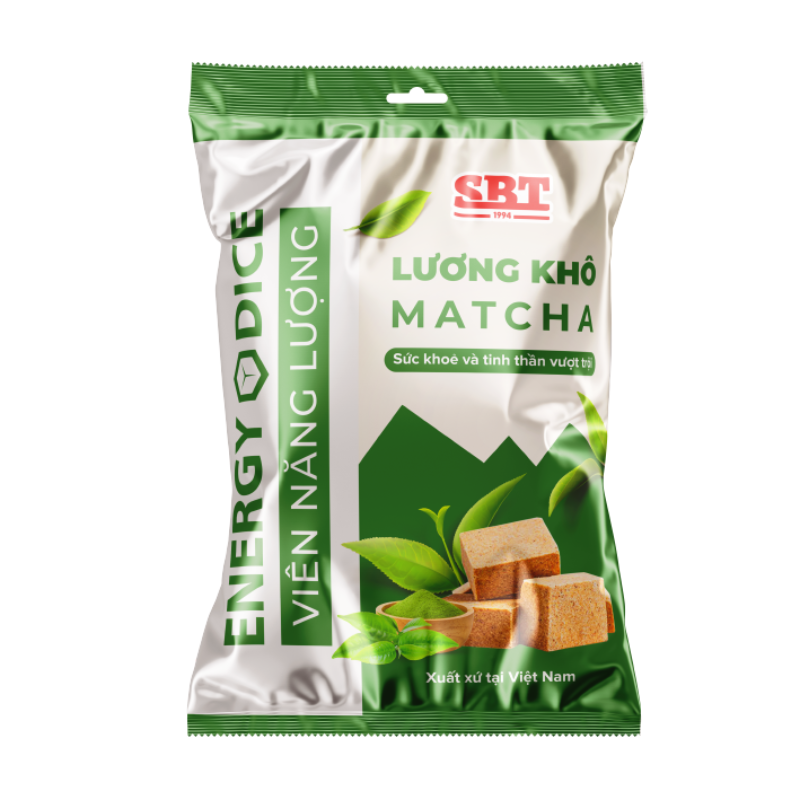  Lương khô Mini vị Matcha gói 500g 