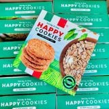  Bánh Quy Ăn Kiêng Happy Cookies Yến Mạch Hộp 250g và 285g 