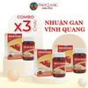 Combo 3 Hộp Nhuận Gan VĨNH QUANG - Hỗ trợ thanh nhiệt, tăng cường chức năng gan, gan nhiễm mỡ - Hộp 60 viên