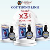  Combo 3 chai Cốt Thống Linh VĨNH QUANG - Hoạt huyết, phong thấp, thấp khớp, đau lưng - chai 280ml 