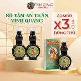  Combo 3 chai Bổ Tâm An Thần VĨNH QUANG - Dễ ngủ, ngủ ngon và sâu - chai 280ml 