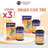  Combo 3 Hộp Đoạn Căn Trĩ VĨNH QUANG - Giảm trĩ nội, trĩ ngoại, đại tiện chảy máu do trĩ - Hộp 60 viên 