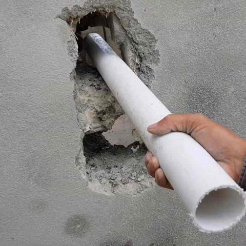 Chống thấm miệng cổ ống xuyên sàn