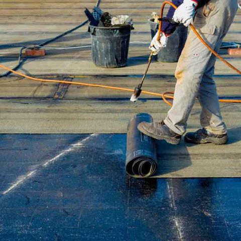Chống thấm đáy tầng hầm sử dụng màng khò nhiệt