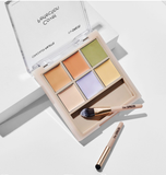  Bảng Triệt Sắc và Che Khuyết Điểm The Saem 6 ô Best Cover Expert For You #01 (Tặng kèm 2 cọ) 