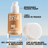  Kem Nền Dành Cho Da Khô Make Up For Ever HD Skin Hydra Glow Hydrating Foundation with Hyaluronic Acid 30ml 