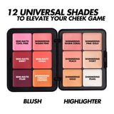  Bảng Má Hồng & Highlighter Make Up For Ever HD Skin Blush & Glow Cream Palette 25.2g 