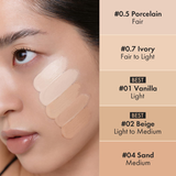  Kem Che Khuyết Điểm Luna Long Lasting Tip Concealer Cover 7.5 g - Tặng 2 Bông Mút 
