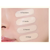  Kem Nền Cho Da Khô Wakemake Water Glow Coating Foundation SPF38/PA++ 30ml - Màu #19 Porcelaine ( Tặng Cọ Dàn Nền ) 