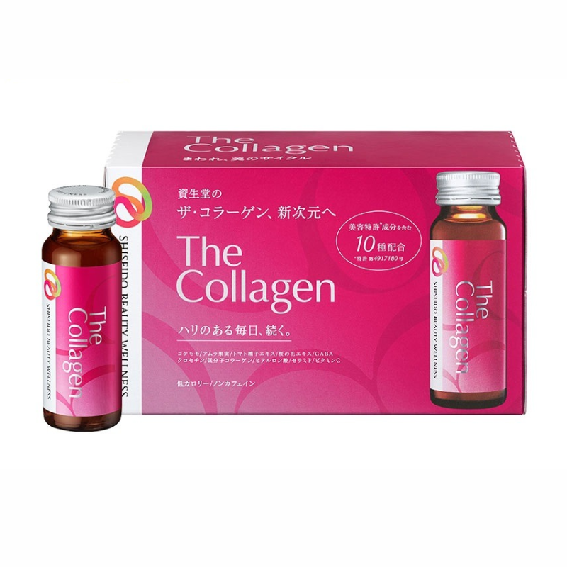  The Collagen Shiseido Hộp 10 Chai x 50ml – Mẫu Mới 