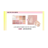  Bảng Mắt 16 Ô Wakemake Soft Blurring Eye Palette #18 Peach Crush Blurring (Tặng 1 Kem Lót + 1 Mút Trang Điểm) 