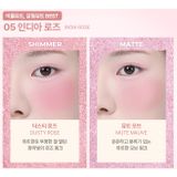  Má hồng Wakemake Sheer Layering Dual Blusher - Kèm Cọ 